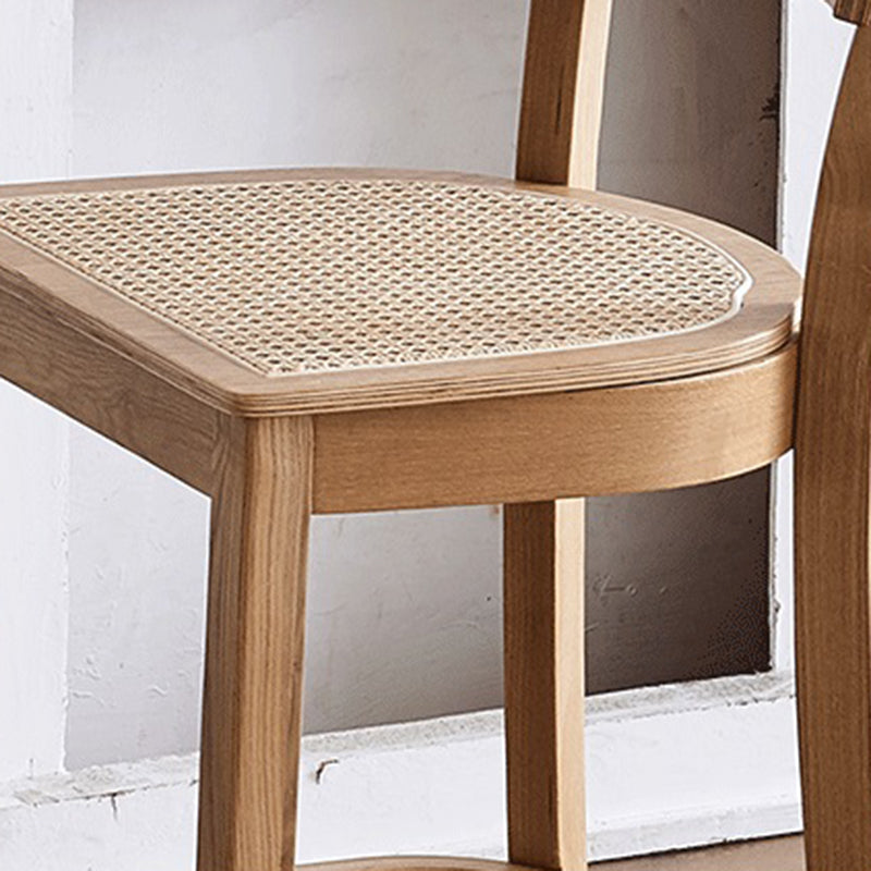 Taburete de bar de estilo tropical de 30 pulgadas, taburete de bar con base de madera y 4 patas para sala de estar