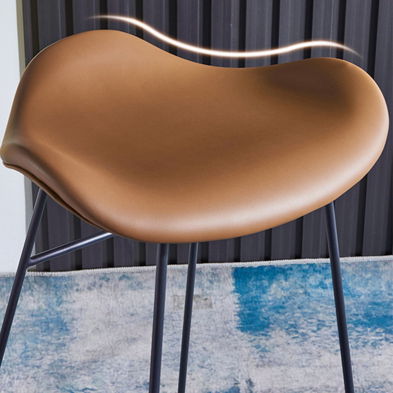 Nordic Ledersitze Barhocker Metallgestell Barhocker für Wohnzimmer