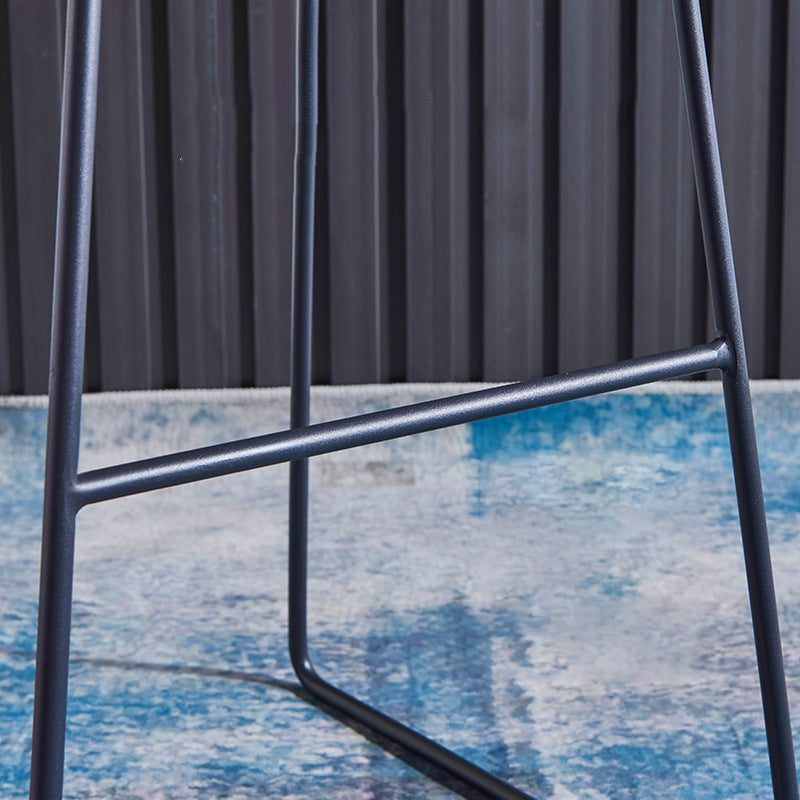 Nordic Ledersitze Barhocker Metallgestell Barhocker für Wohnzimmer