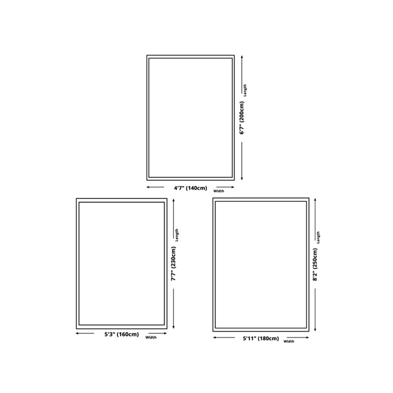 Grau-Gradienten-Rampenteppich Polyester Casual Teppich nicht rutscher Backing Teppich für Wohnzimmer