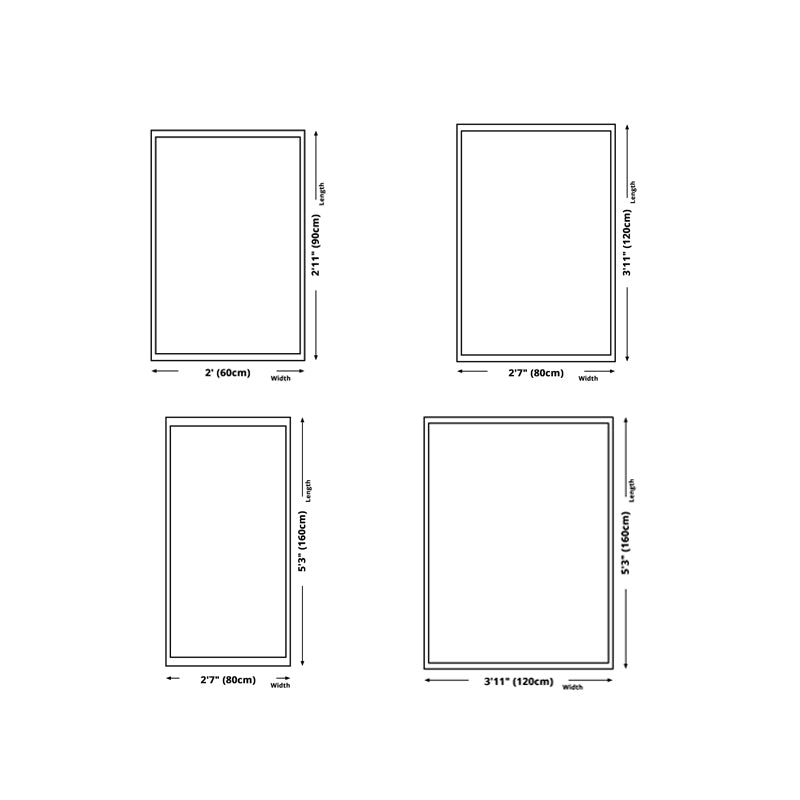 Artistic Modern Rug Pink Check Rug Non-Slip Backing Rug for Living Room