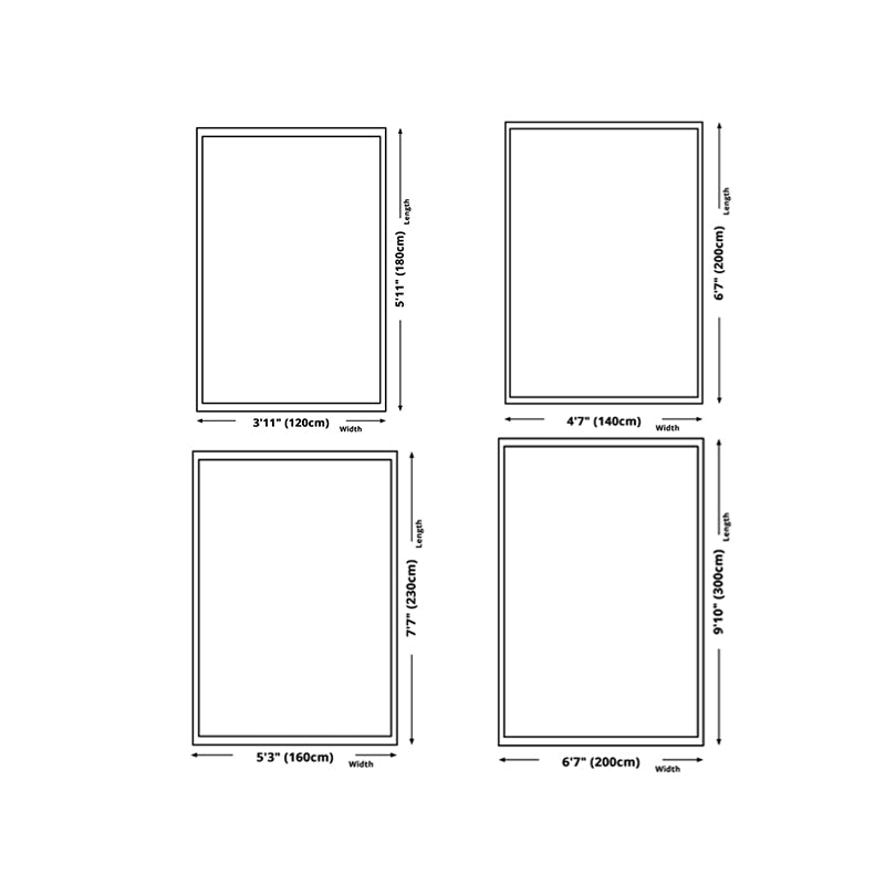 Artistic Modern Rug Pink Check Rug Non-Slip Backing Rug for Living Room