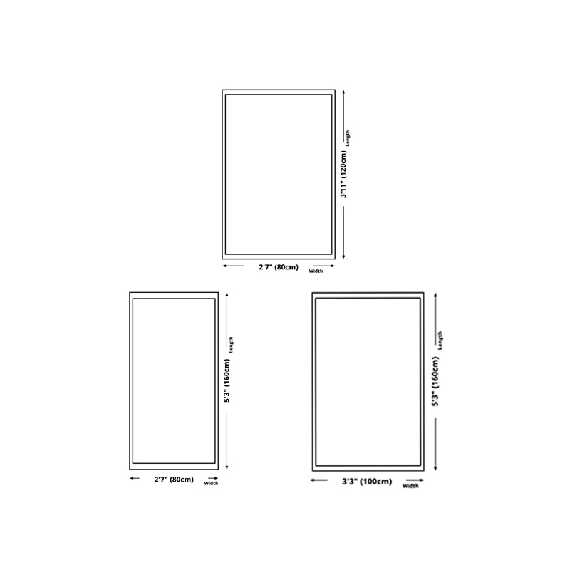 Apricot Curve Rug Polyester Simple Rug Non-Slip Backing Rug for Drawing Room