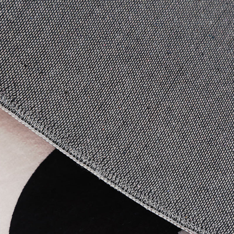 Light Beige Modern Rug Polyester Striped Rug Non-Slip Backing Rug for Drawing Room