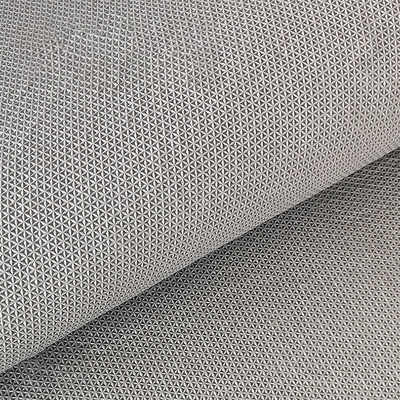 Light Gray Modern Carpet Polyester Line Carpet Washable Carpet for Living Room