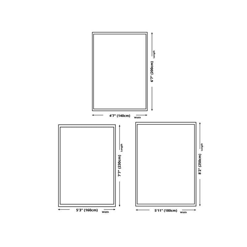 Apricot Modern Rug Polyester Graphic Rug Non-Slip Backing Rug for Living Room