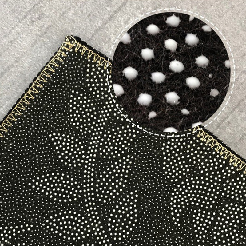 Alfombra de poliéster de alfombra contemporánea azul