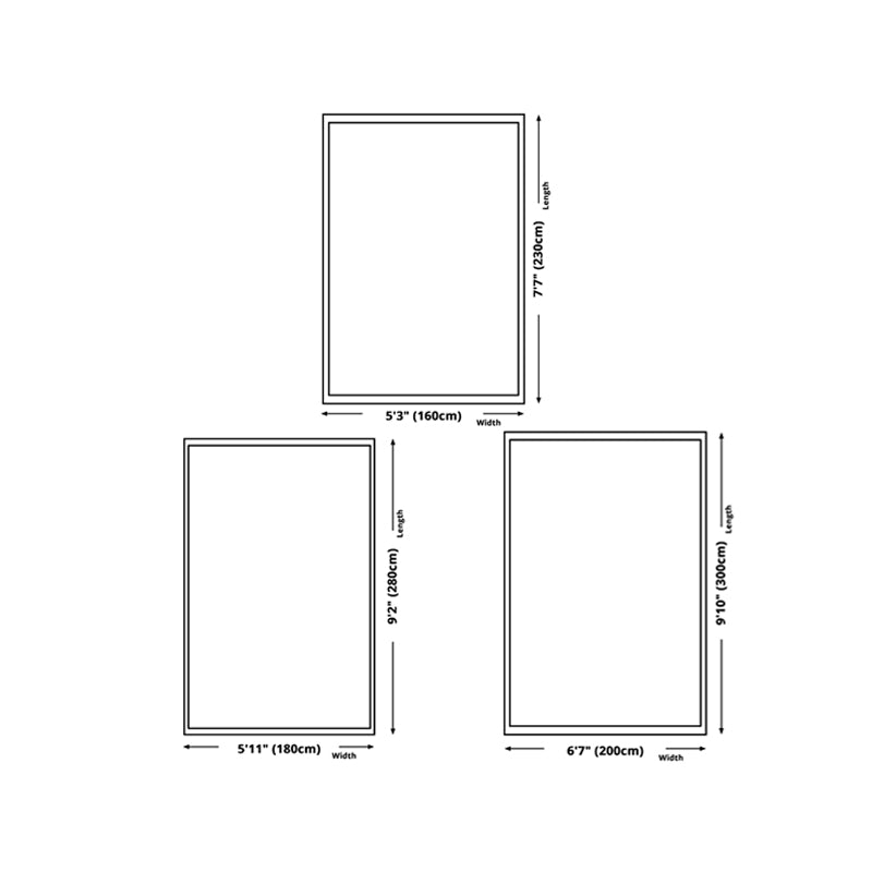 Alfombra de poliéster de alfombra contemporánea azul