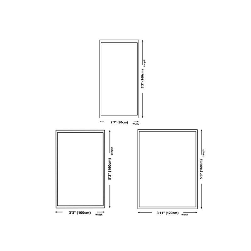 Black Modern Rug Polyester Graphic Rug Non-Slip Backing Rug for Living Room