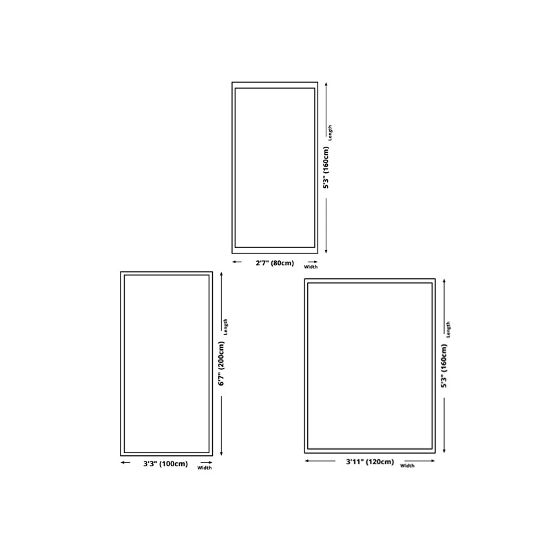 Green Contemporary Rug Polyester Color Lump Rug Non-Slip Backing Rug for Living Room