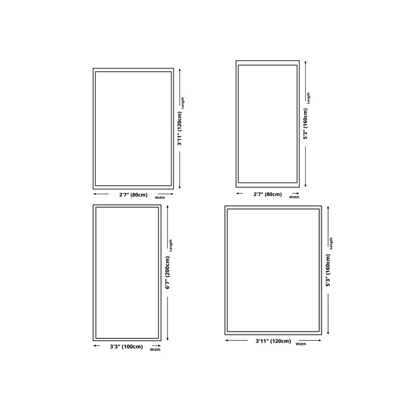 Gorgeous Modern Rug Gold Feather Rug Non-Slip Backing Rug for Home Decor