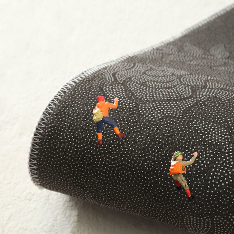 White Clouds Rug Polyester Simple Rug Non-Slip Backing Rug for Home Decoration