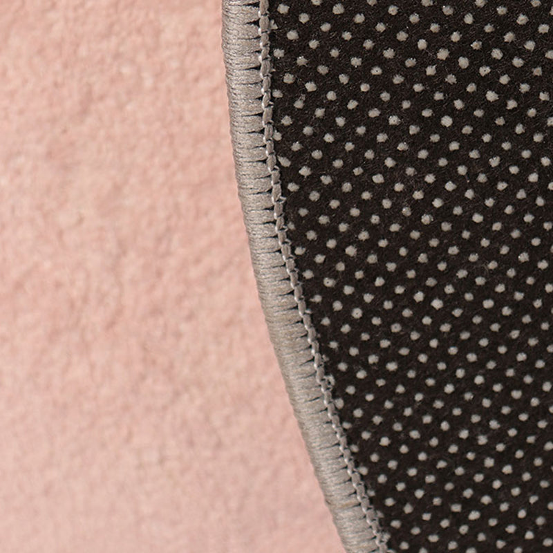 Pink Dot Carpet Polyester Nordic Area Carpet Non-Slip Backing Carpet for Living Room