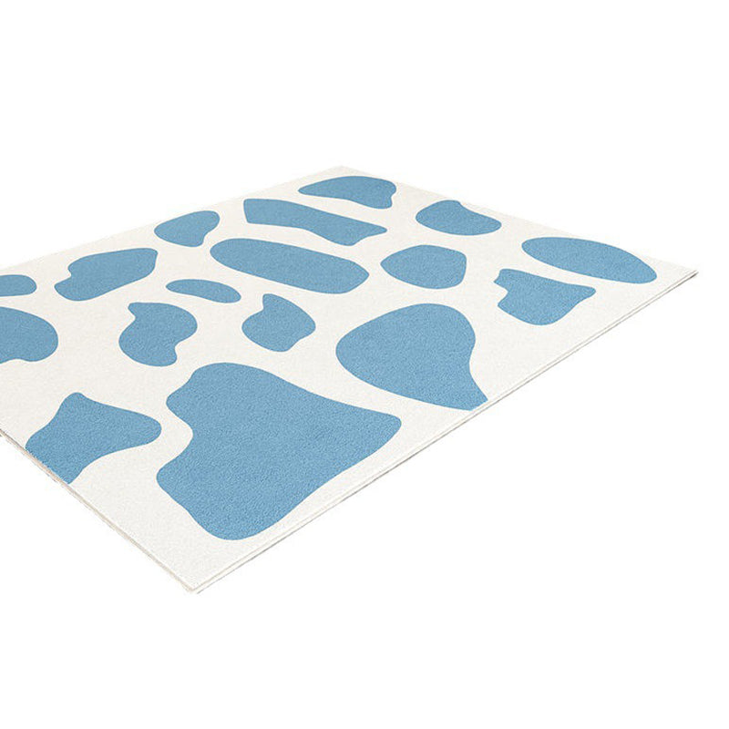 Minimalist Style Spotted Rug Polyster Indoor Rug Easy Care Area Carpet for Decoration
