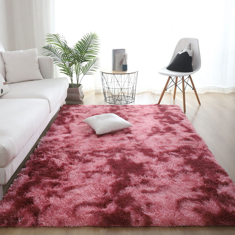 Moderner Wohnzimmer Teppich Trendy Krawatte Farbstoff Teppich Polyester Shag Teppich Nicht rutschfest