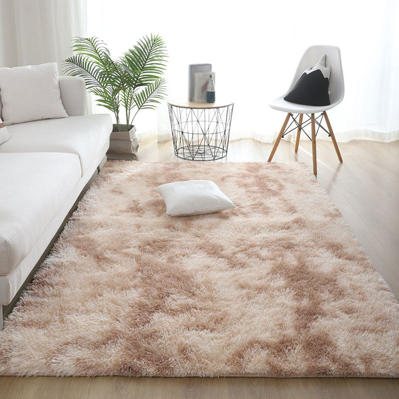 Moderner Wohnzimmer Teppich Trendy Krawatte Farbstoff Teppich Polyester Shag Teppich Nicht rutschfest