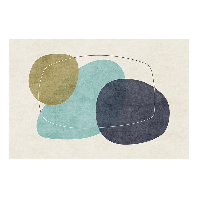 Tappeto di tappeto in poliestere di tappeto nordico marrone per decorazioni per la casa