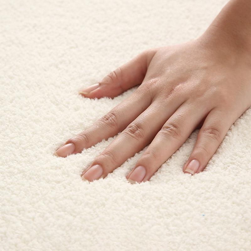 Contemporary Rug Fancy Contrast Panel Rug Polyester Washable Carpet with Non-Slip Backing