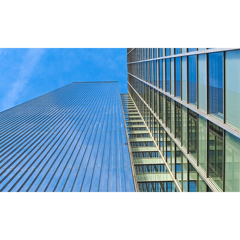 Modern Architecture Mural Wallpaper Washable Wall Covering for Living Room