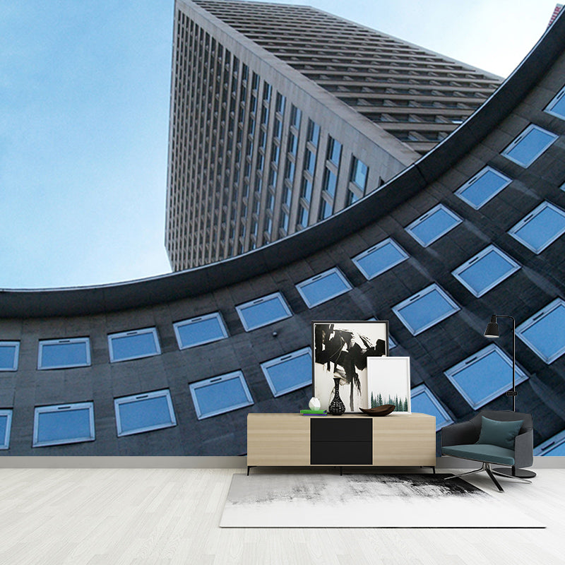 Architectural Wall Decals Moisture Resistant Mural Wallpaper for Meeting Room Decoration