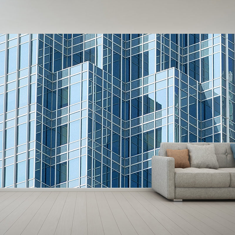 Building Mural Wallpaper for Meeting Room, Personalized Size Available