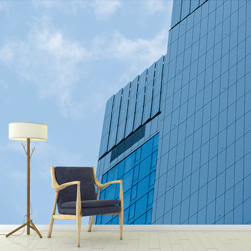 Building Mural Wallpaper for Meeting Room, Personalized Size Available