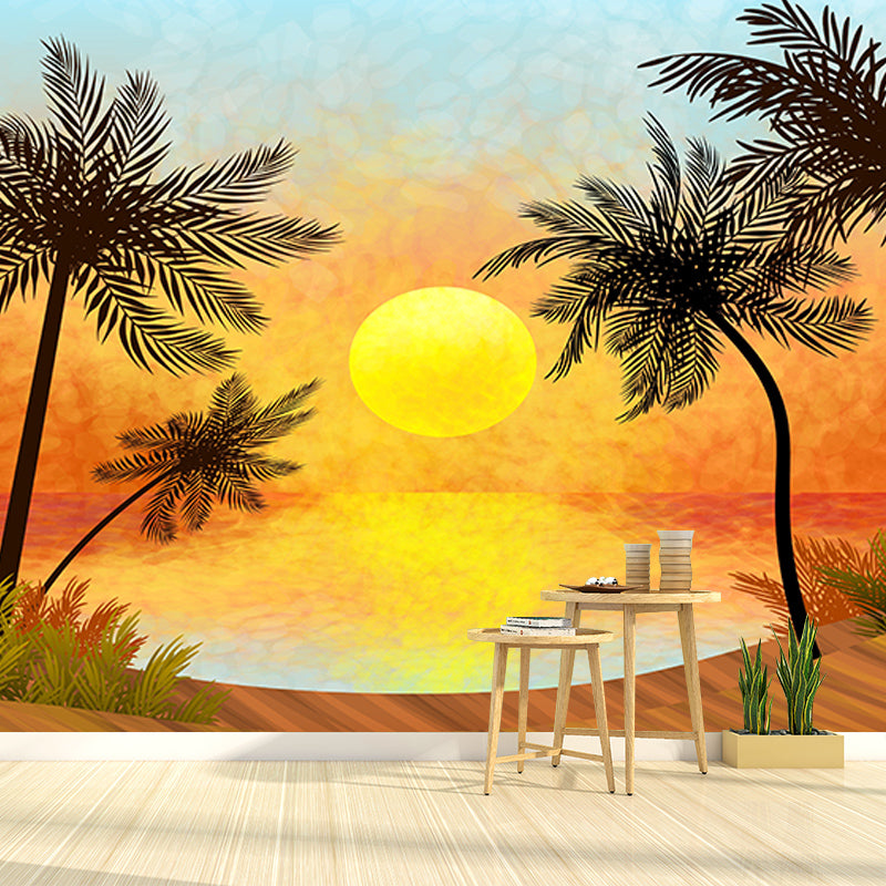 Botanical Illustration wall Mural Wallpaper Modern Wall Covering for Home