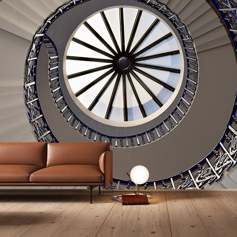 Architecture Extension Mural Decal for Sitting Room, Water Resistant, Made to Measure