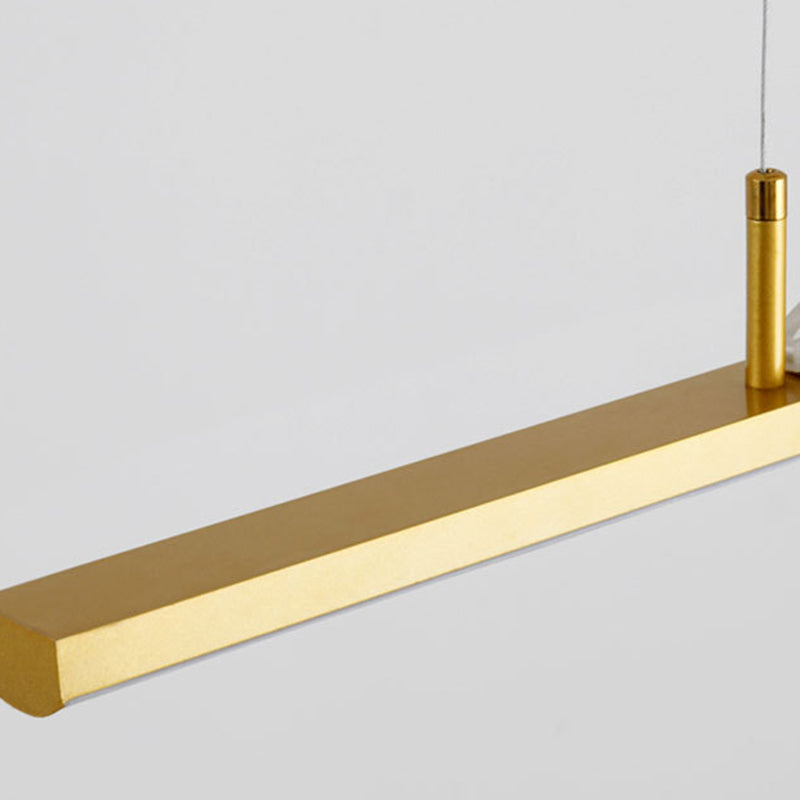 Accesorios de iluminación lineal modernos de aluminio Luz de la isla de la isla Luz