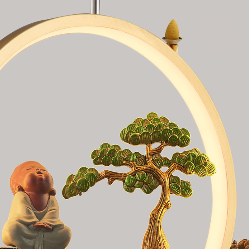 Tea Room Modern Island Lighting 2 Lights LED Linear Aluminum Pendant Light