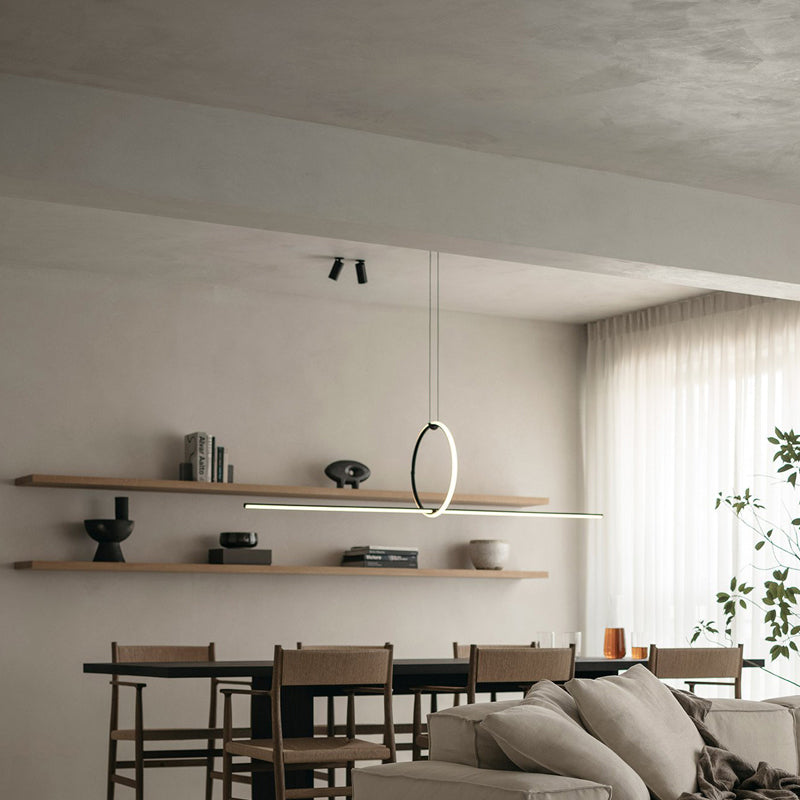 PENDANT MODIFIQUE DE CHANDELIER DE FER LINÉAR