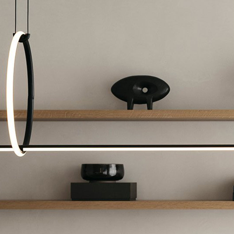 PENDANT MODIFIQUE DE CHANDELIER DE FER LINÉAR