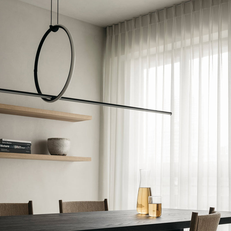 PENDANT MODIFIQUE DE CHANDELIER DE FER LINÉAR