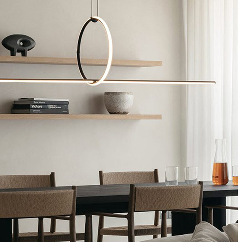 PENDANT MODIFIQUE DE CHANDELIER DE FER LINÉAR