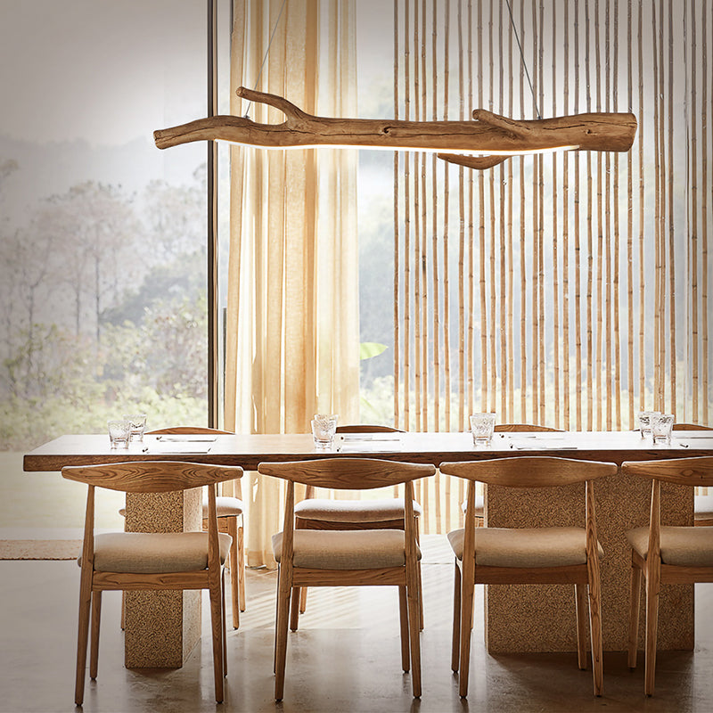 Lustre moderne île japonaise Lumières de lustre en acrylique pour la salle de thé