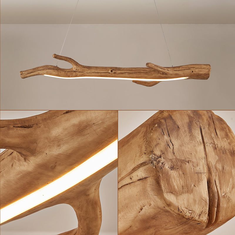 Lustre moderne île japonaise Lumières de lustre en acrylique pour la salle de thé