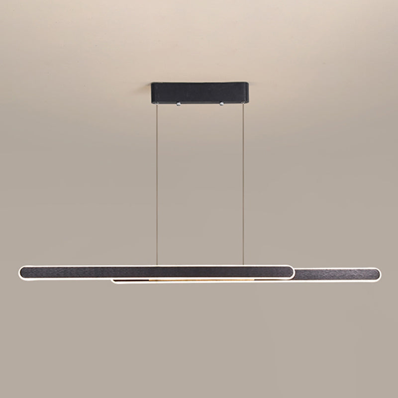 Linear Island Pendant LED Nordic Modern Ceiling Pendant Light for Office