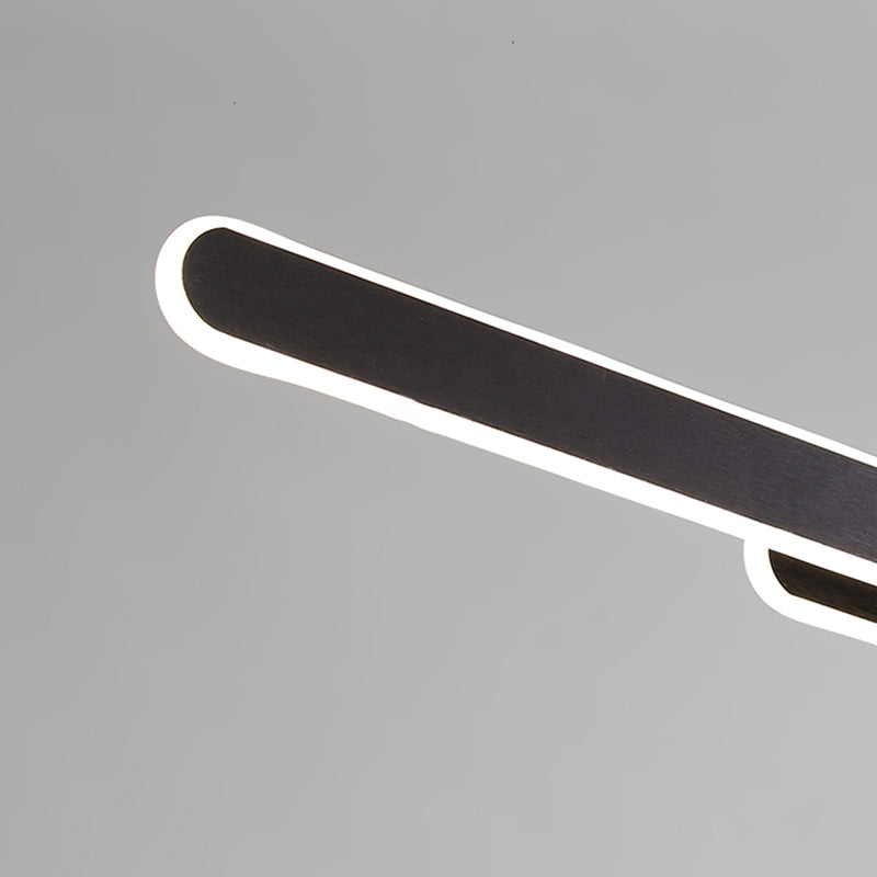 Linearinselanhänger führte die nordische moderne Deckenpendelleuchte für Büro