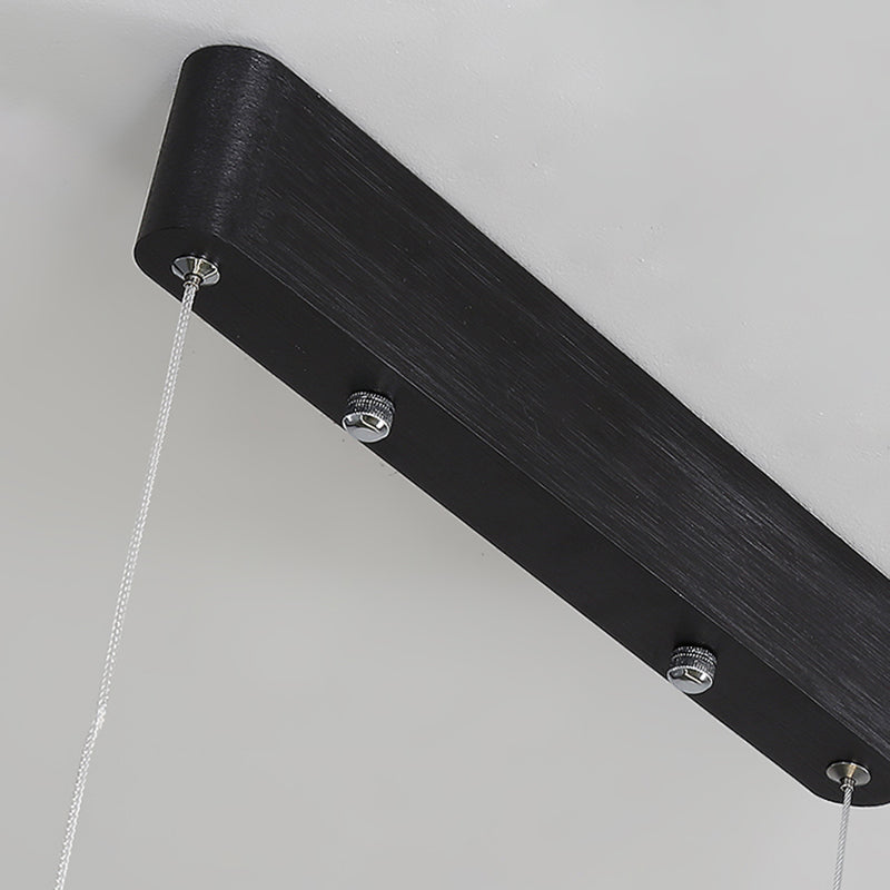 Linearinselanhänger führte die nordische moderne Deckenpendelleuchte für Büro