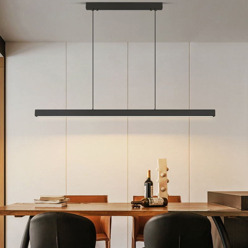 Iluminación de isla moderna luces colgantes acrílicas creativas para el comedor