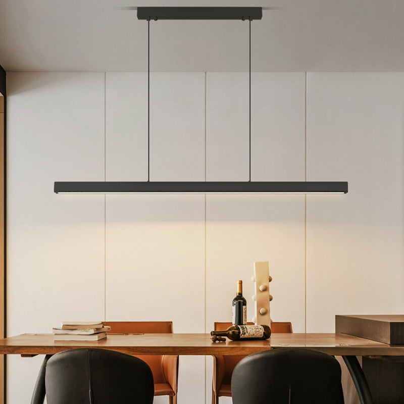 Iluminación de isla moderna luces colgantes acrílicas creativas para el comedor