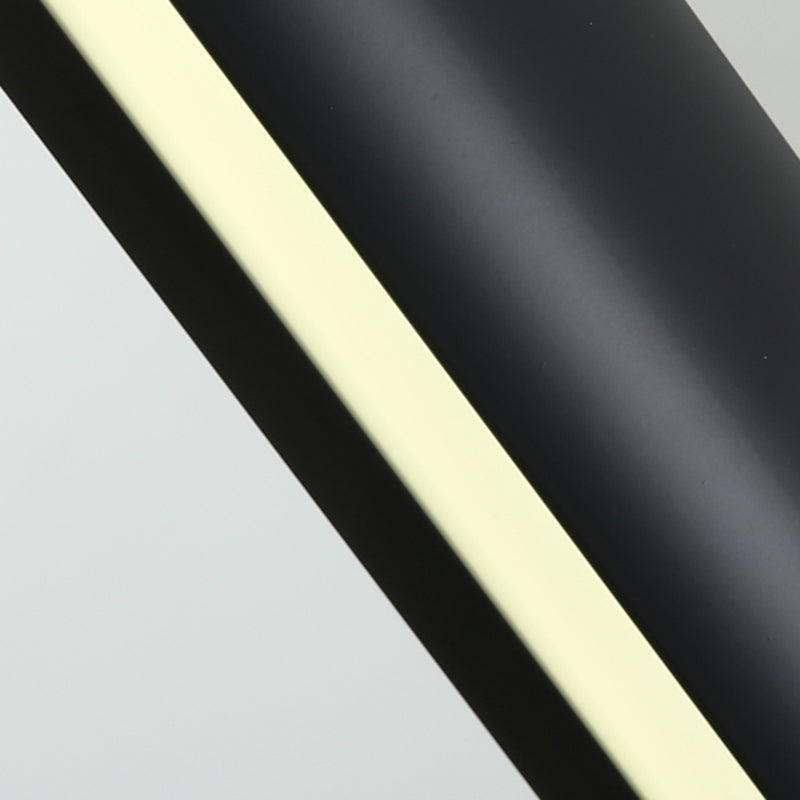 Modern Minimalist Linear Island Pendant Lights Metal 1 Light Chandelier Lighting