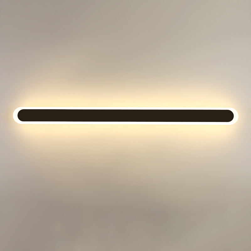 Apliques de pared lineal de metal estilo contemporáneo 1 apliques de luz de pared de luz para dormitorio de sala de estar