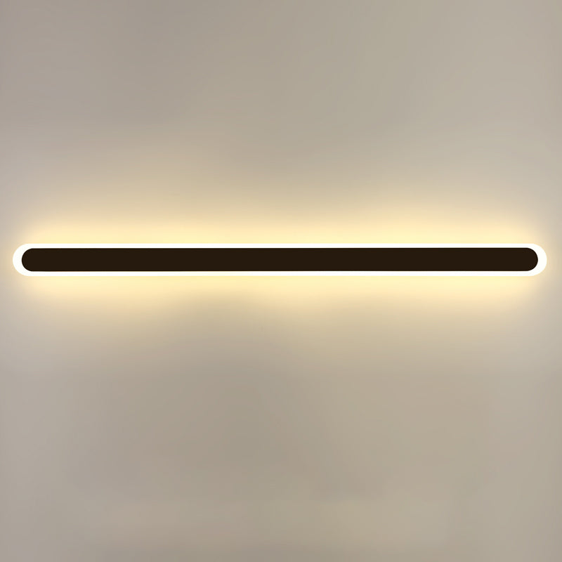 Apliques de pared lineal de metal estilo contemporáneo 1 apliques de luz de pared de luz para dormitorio de sala de estar