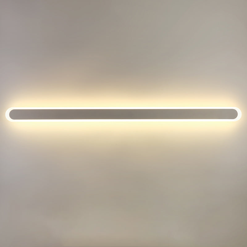 Apliques de pared lineal de metal estilo contemporáneo 1 apliques de luz de pared de luz para dormitorio de sala de estar