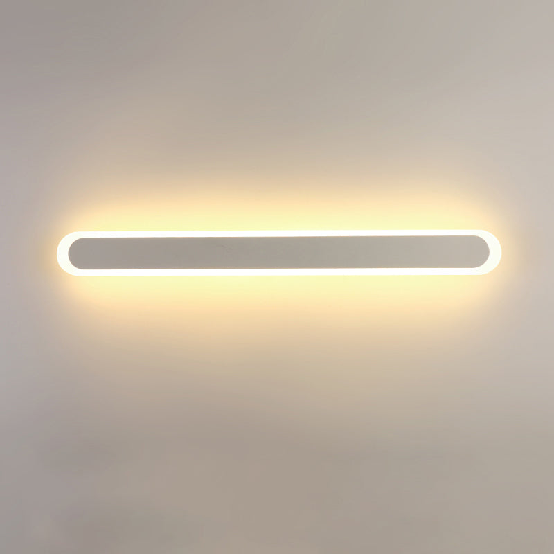 Apliques de pared lineal de metal estilo contemporáneo 1 apliques de luz de pared de luz para dormitorio de sala de estar