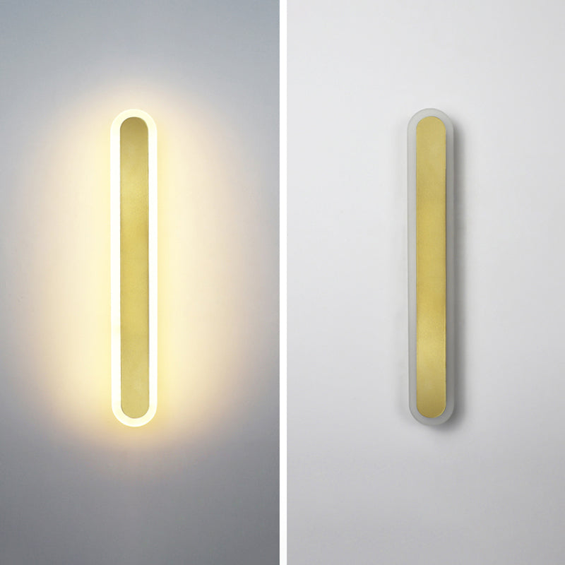 Apliques de pared lineal de metal estilo contemporáneo 1 apliques de luz de pared de luz para dormitorio de sala de estar