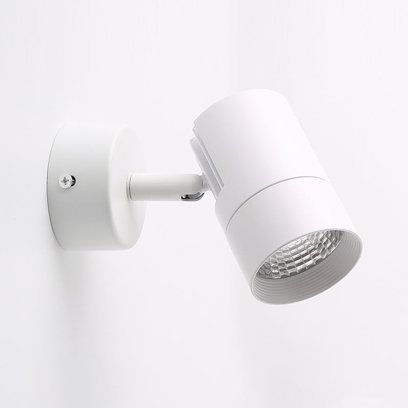 Metal Cylinder Wall Lighting Contemporary Style 1 Light Wall Lighting Ideas