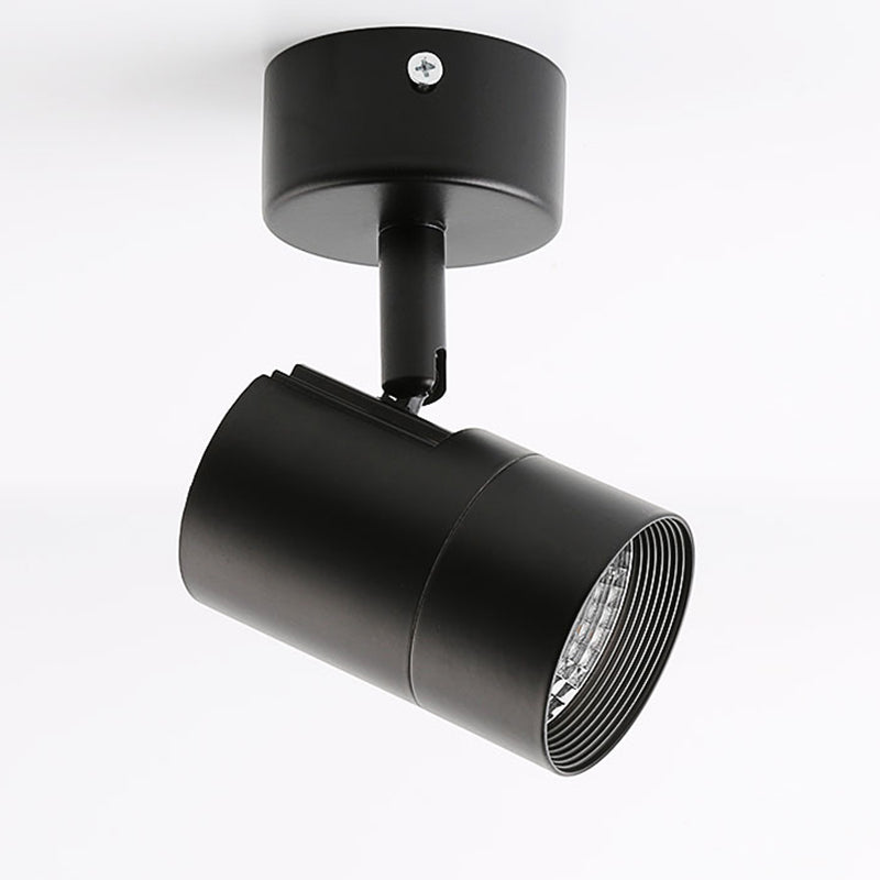 Metal Cylinder Wall Lighting Contemporary Style 1 Light Wall Lighting Ideas