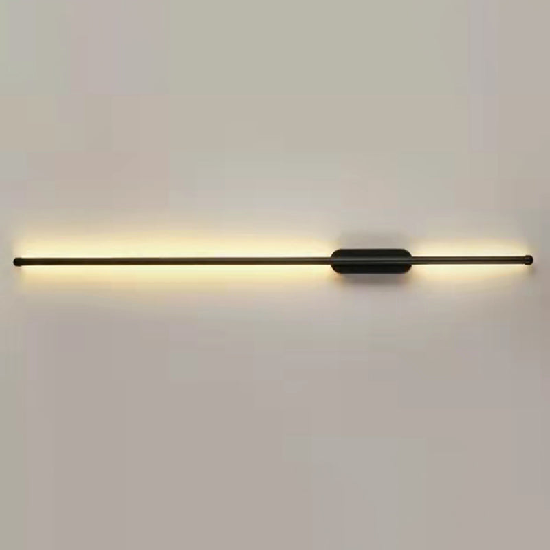 Metal Linear Wall Sconces Contemporary Style 1 Light Wall Light Fixture